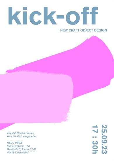 Poster for the OD kickoff.
